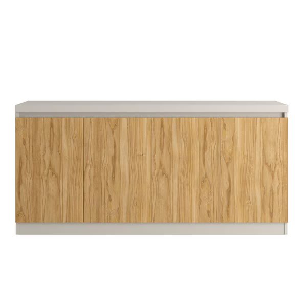 Viennese 62.99 Sideboard, Cinnamon and Off White, Manhattan Comfort, Mfr#: 105856